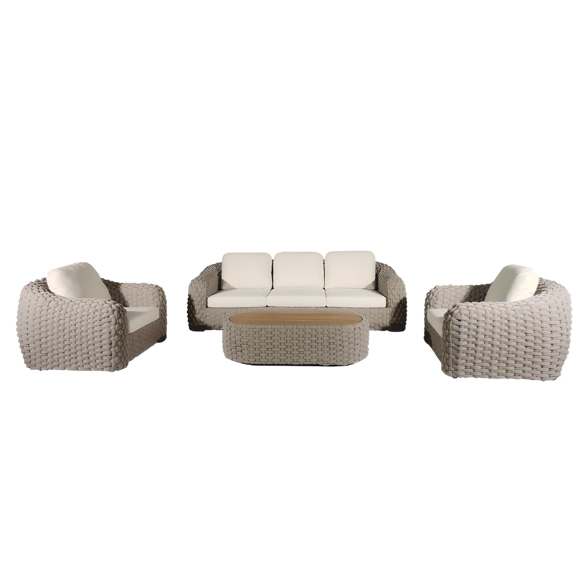 Provence 5-Seater-Sofa Set - Beige