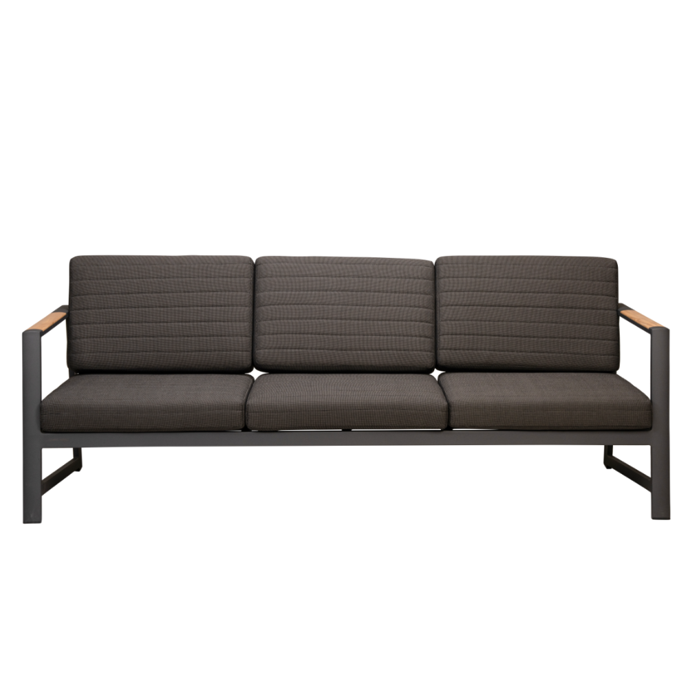 Vision 3 Seater Sofa - Charcoal