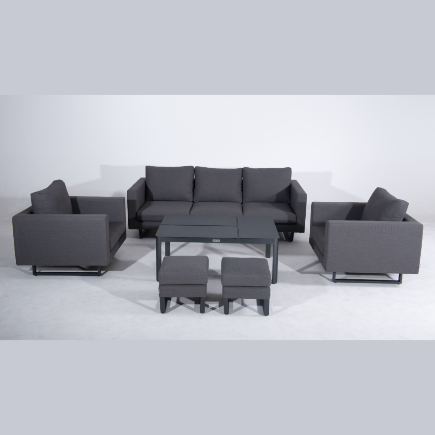 Watercube Outdoor Sofa Set-Black