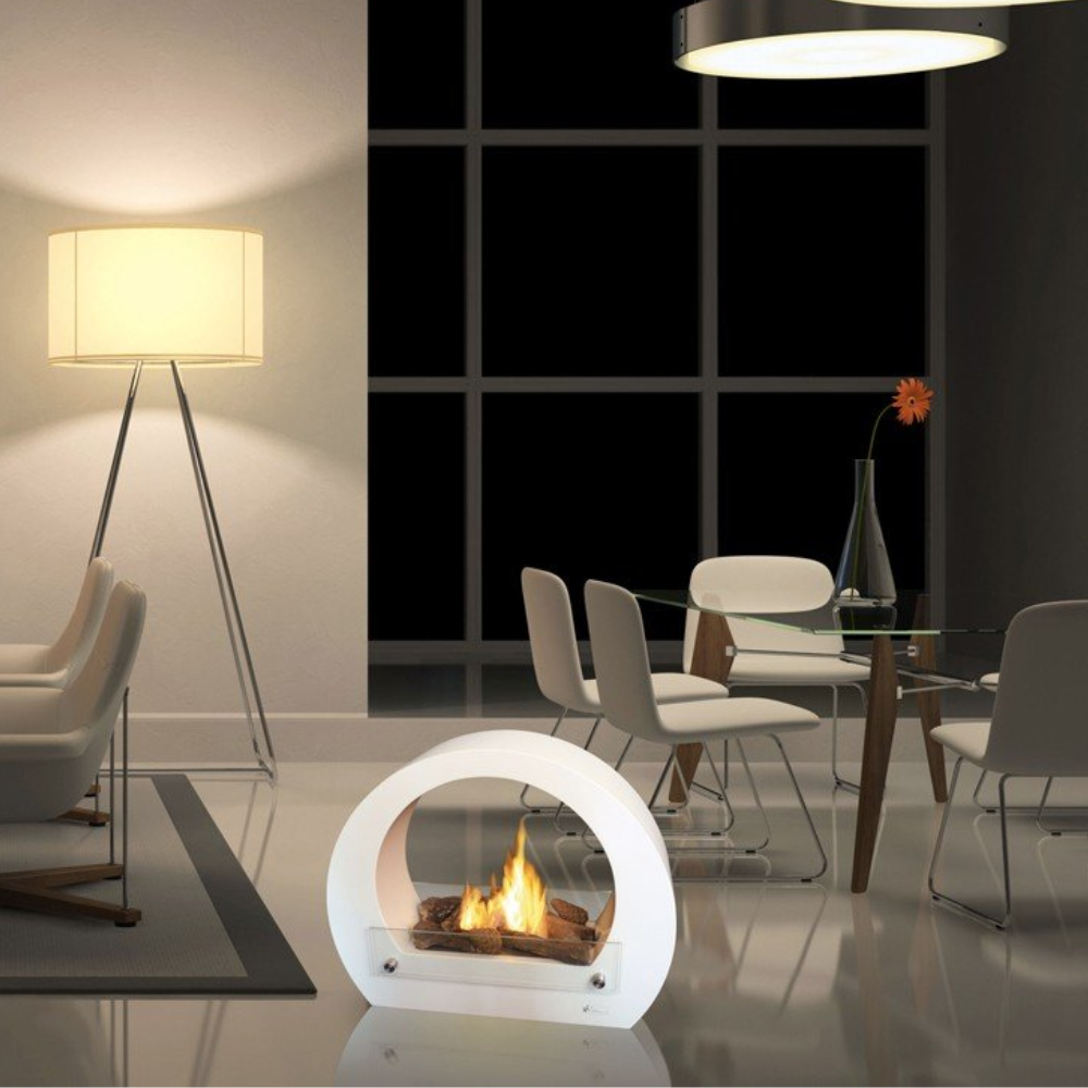 Fire Bowl With Snuffer & Steel Burn Chamber With Durable Wick