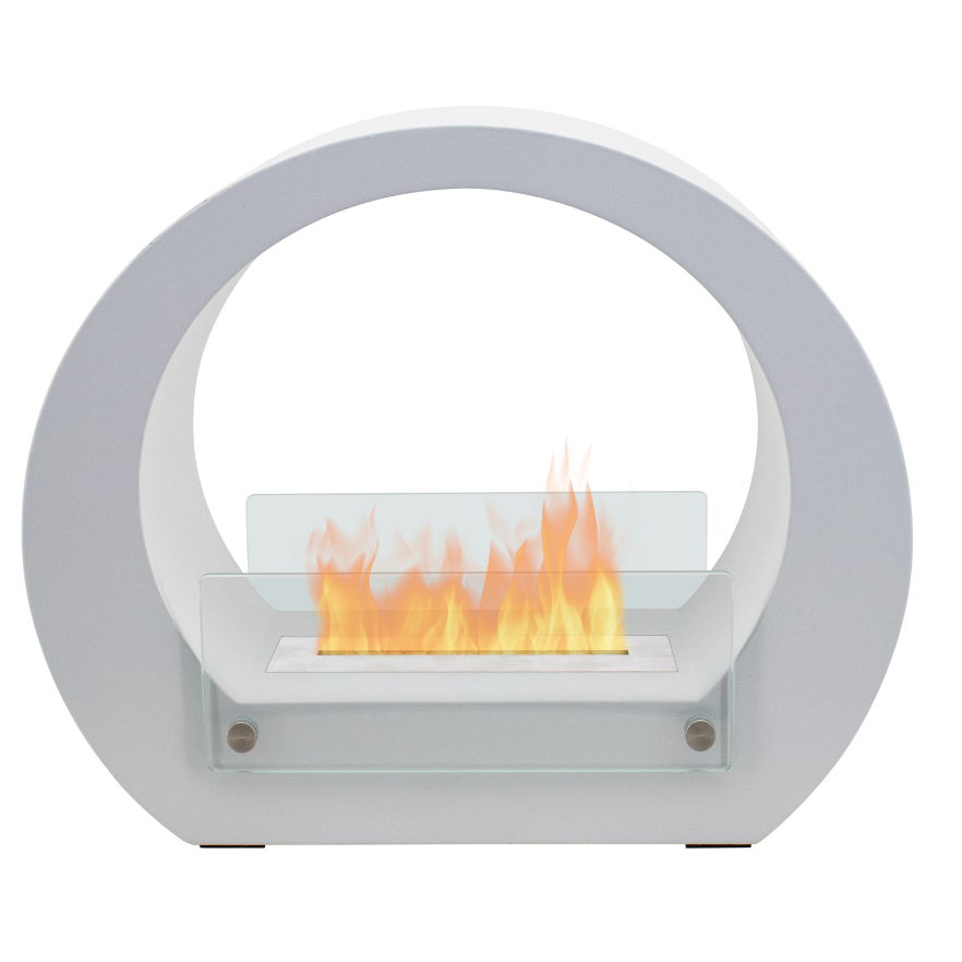 Fire Bowl With Snuffer & Steel Burn Chamber With Durable Wick