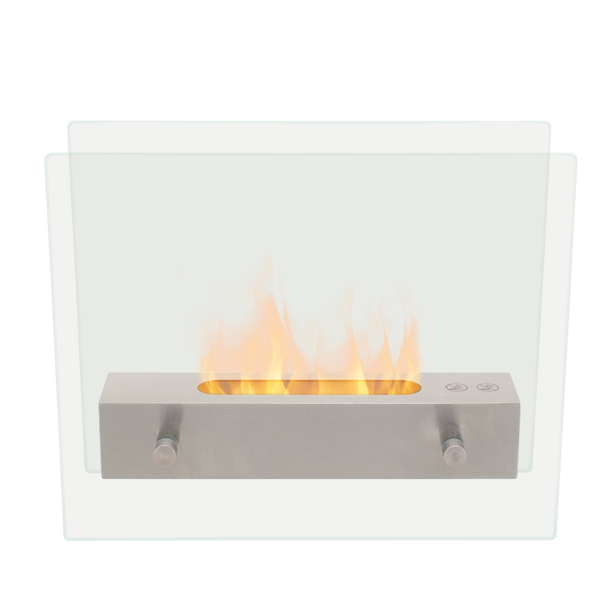 Fire Bowl With Snuffer & Steel Burn Chamber With Durable Wick