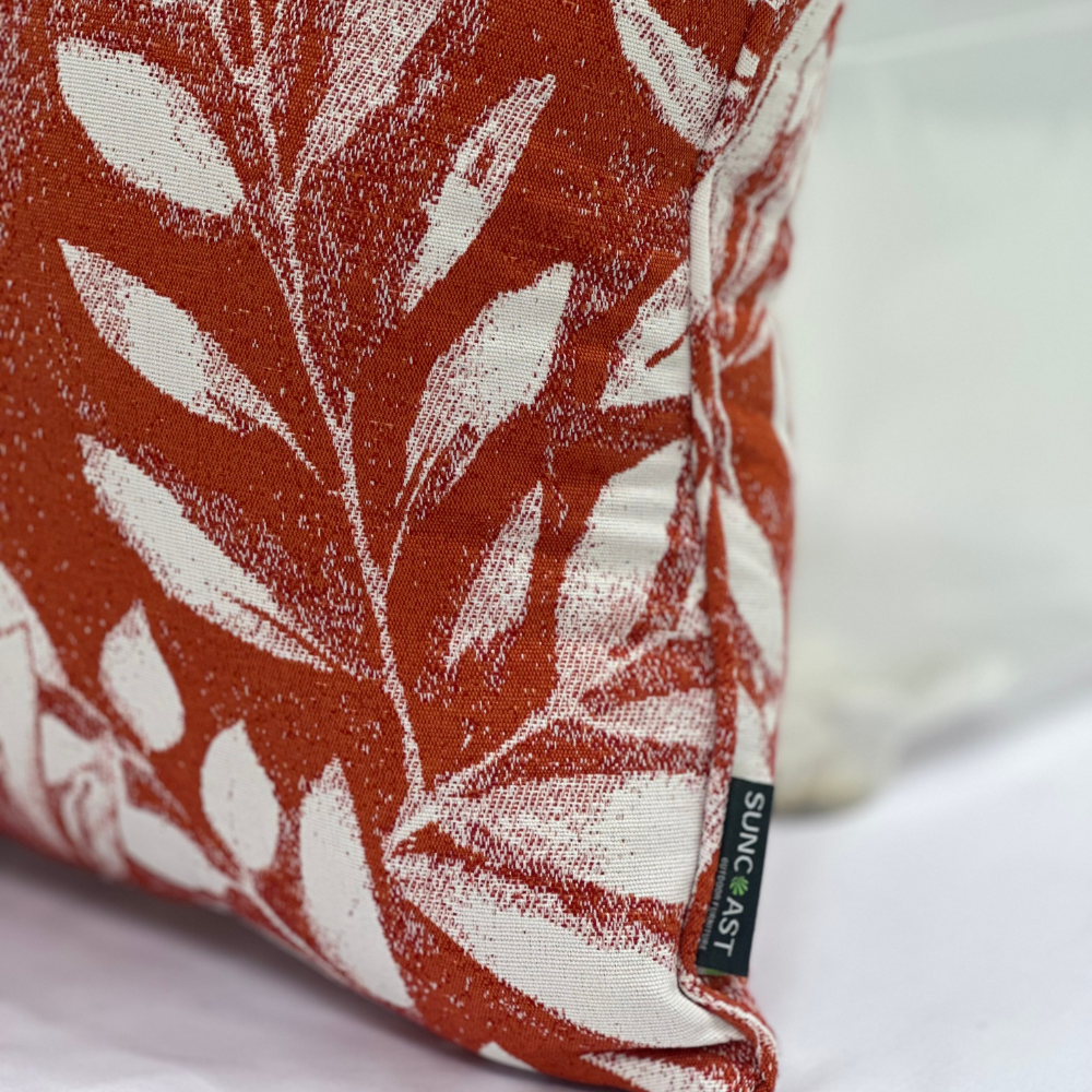 Suncoast Outdoor Customized Throw Cushion - Orange