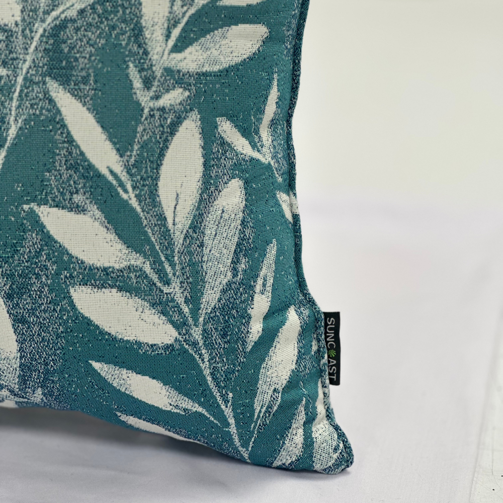 Suncoast Outdoor Customized Throw Cushion - Blue