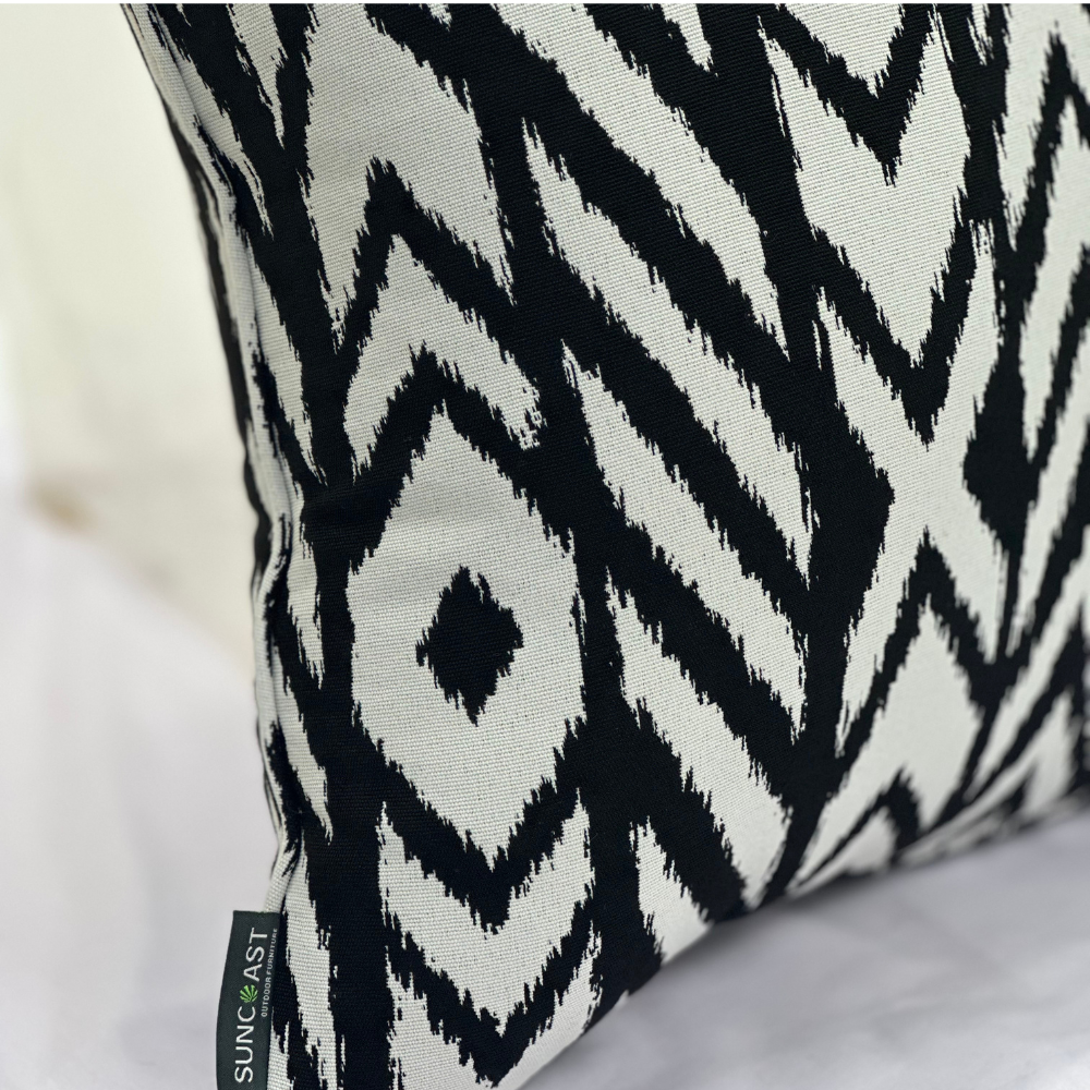 Suncoast Outdoor Customized Throw Cushion - Black 