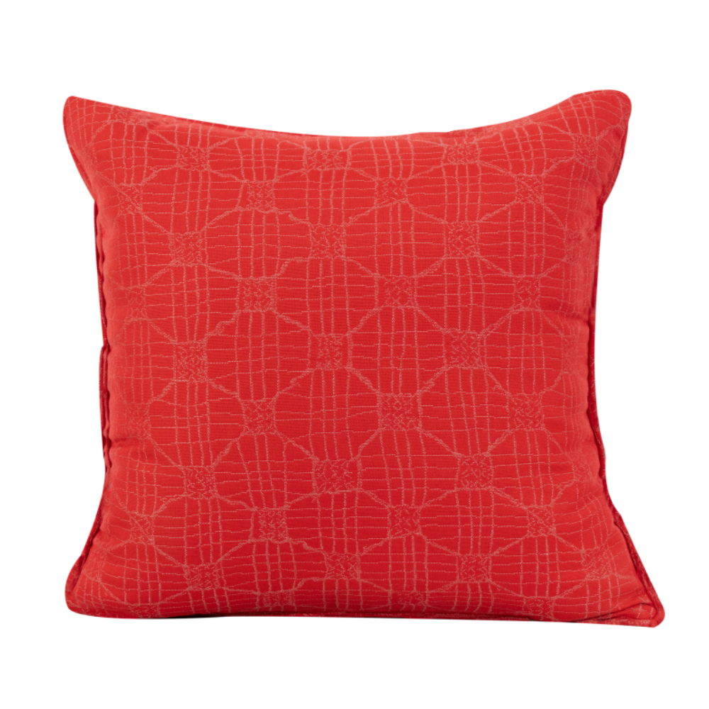 Suncoast Outdoor Customized Throw Cushions-Red