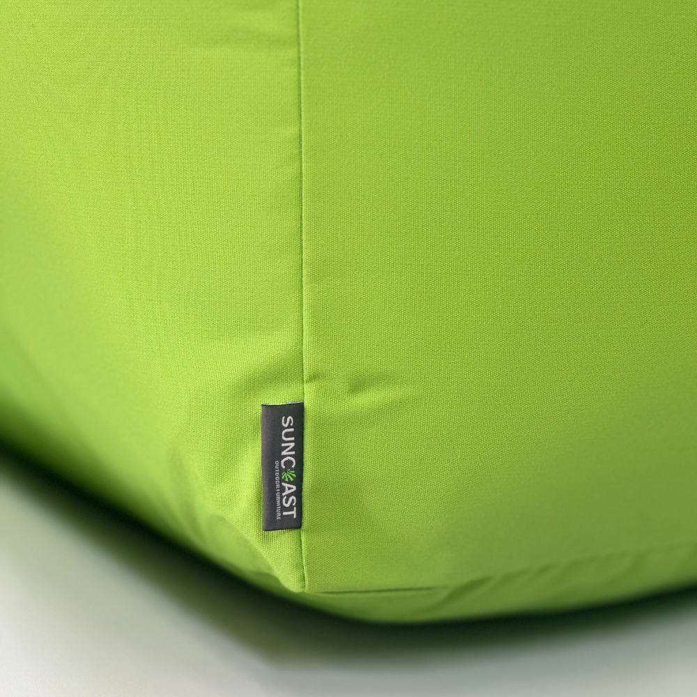 Suncoast Outdoor Customized Pouf- Green