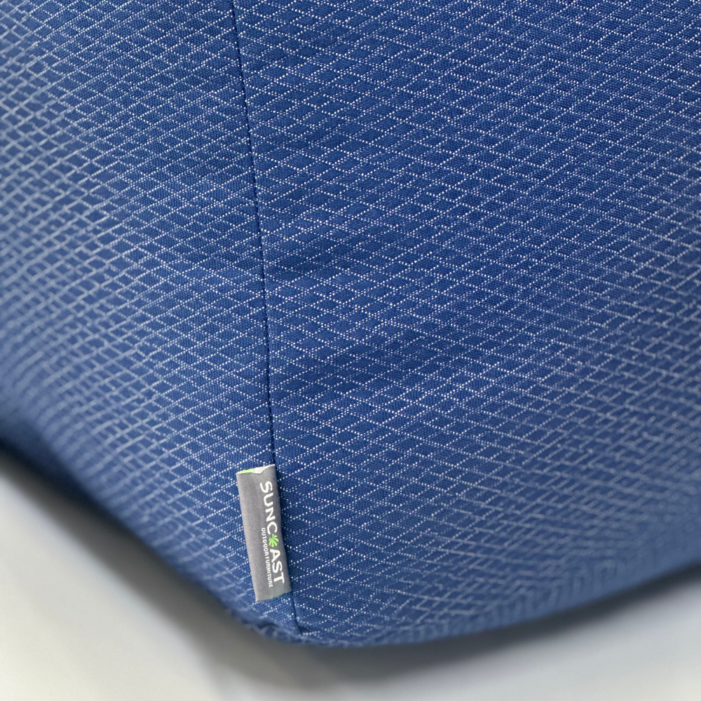 Suncoast Outdoor Customized Pouf-Blue