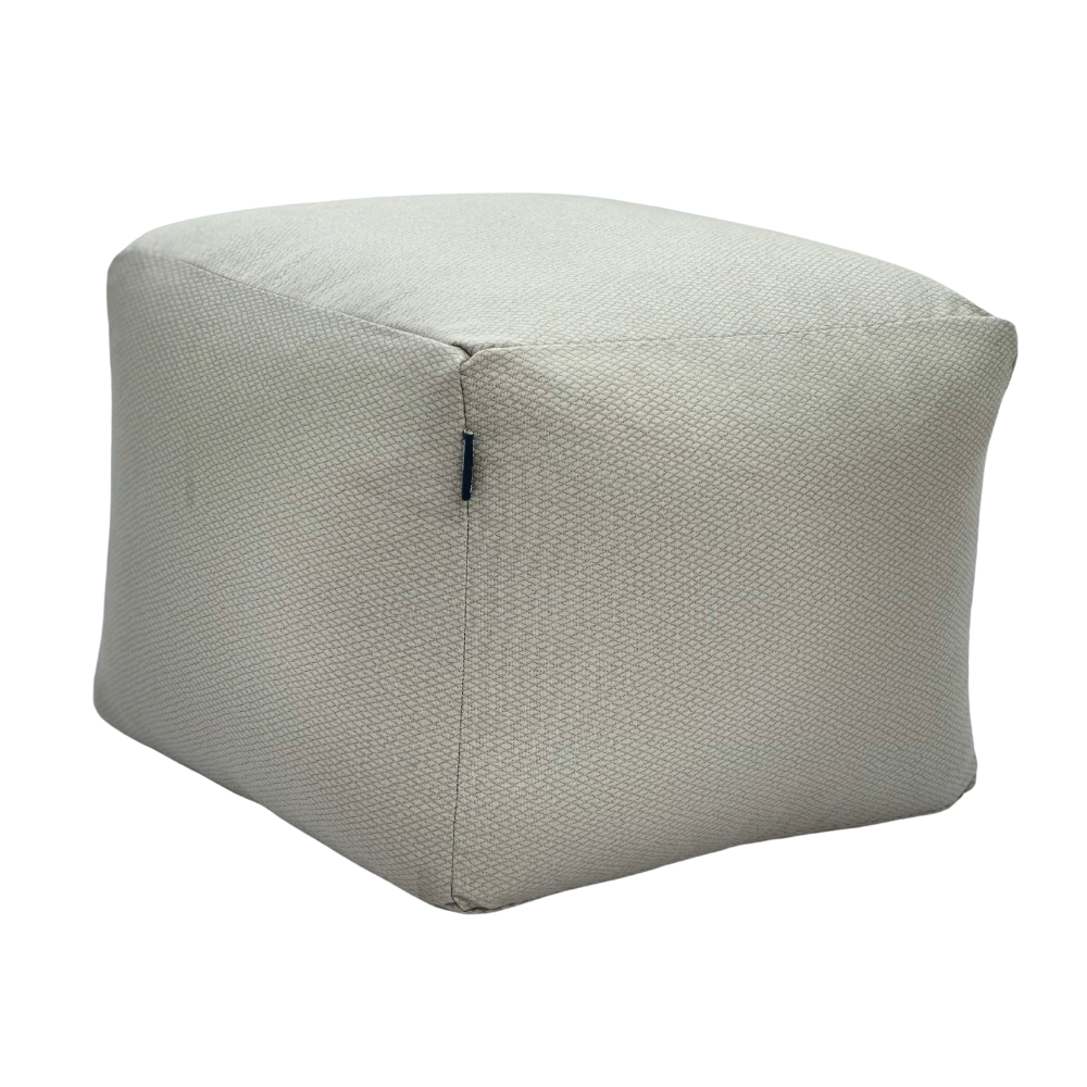 Customized Outdoor Pouf - Light Brown