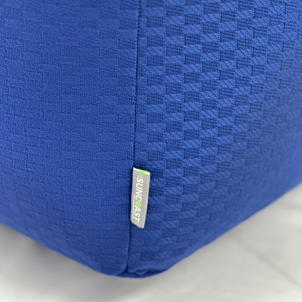 Suncoast Outdoor Customized Pouf - Royal Blue
