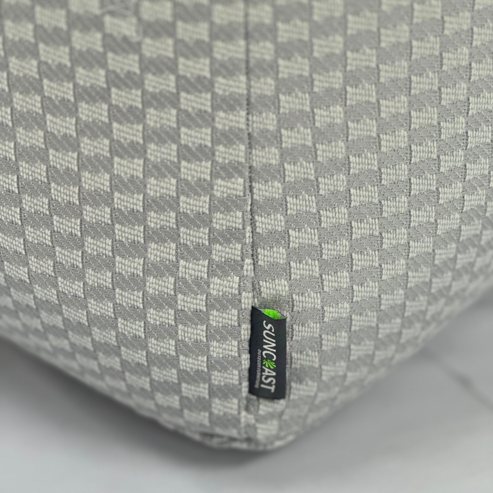 Suncoast Outdoor Customized Pouf - Grey