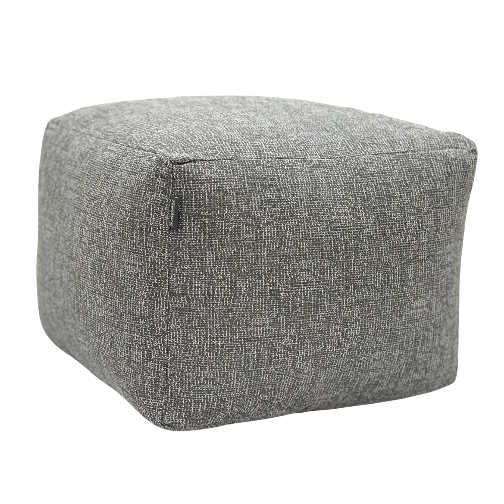 Suncoast Outdoor Customized Pouf - Dark Grey