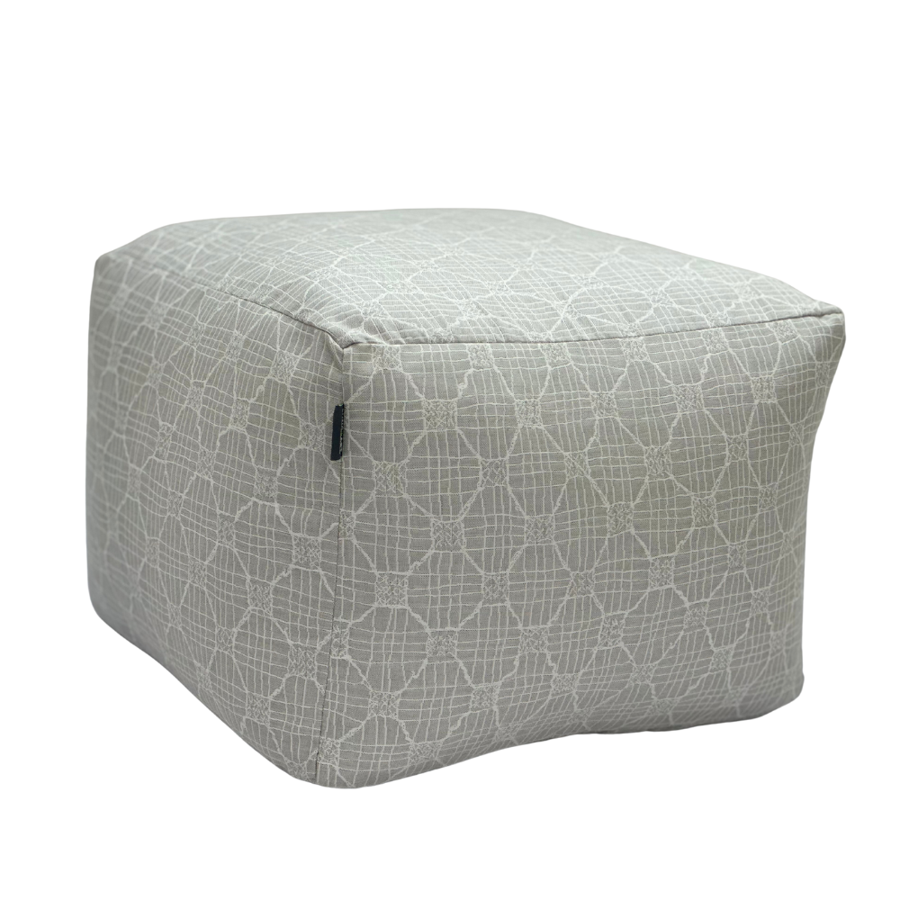 Suncoast Outdoor Customized Pouf - Light Grey 