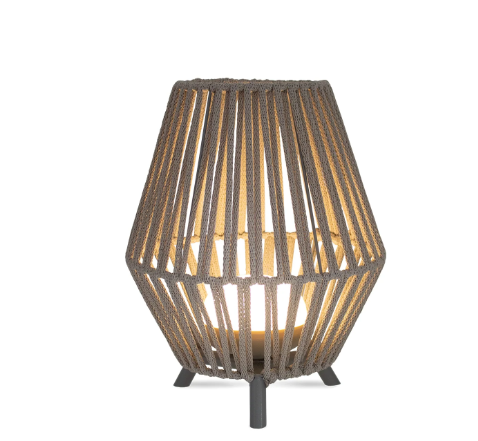 Conta-30 Table Lamp Rechargeable Battery-Taupe Grey