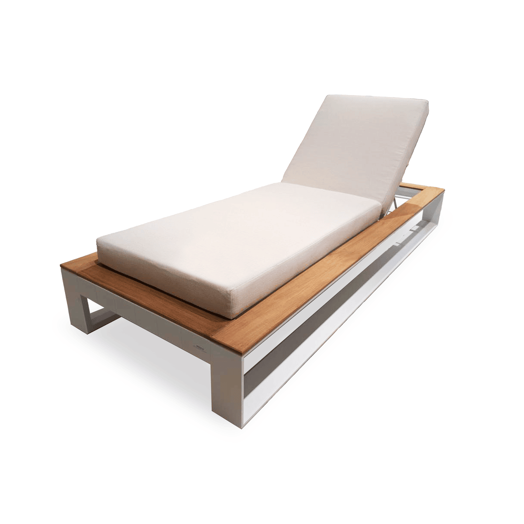 Cambusa Sun lounger - White