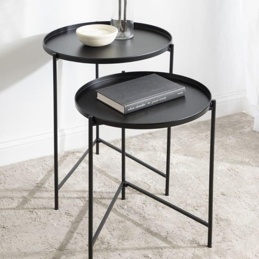 Outdoor Side Table (L) - Black 