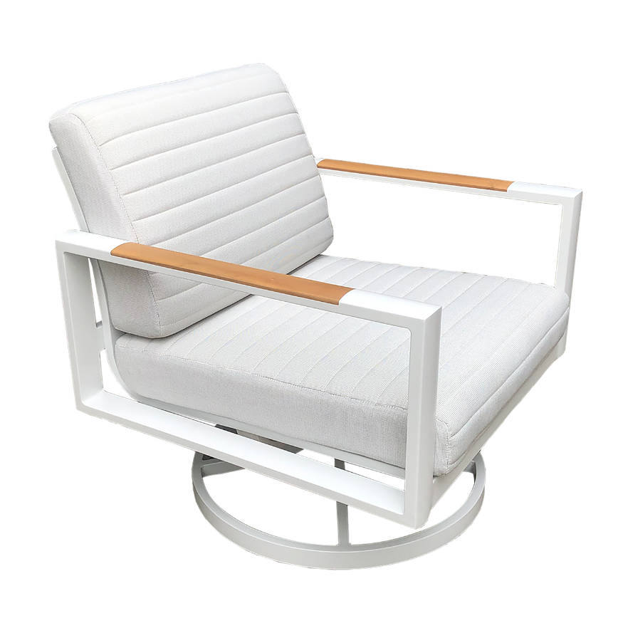 Juno Swivel Chair - White