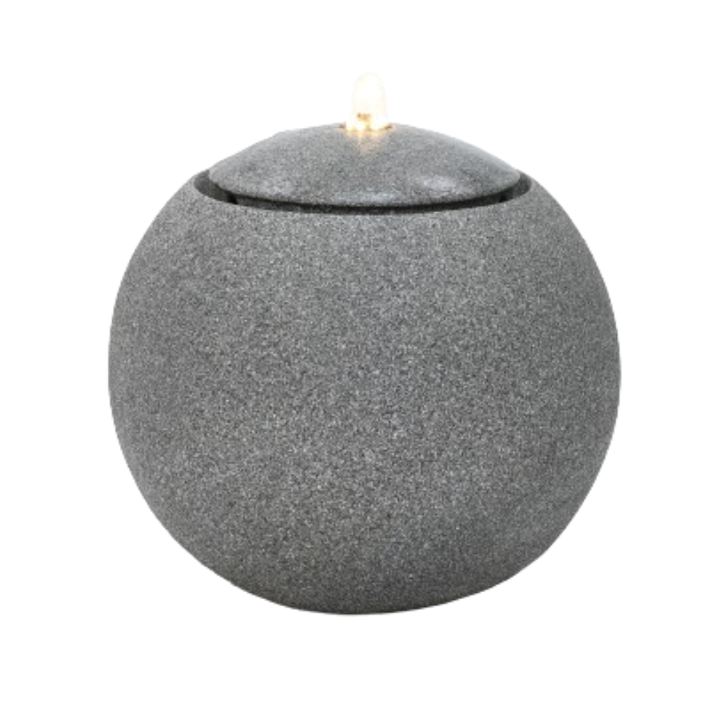 Ball Garden Water Fountain With LED Light