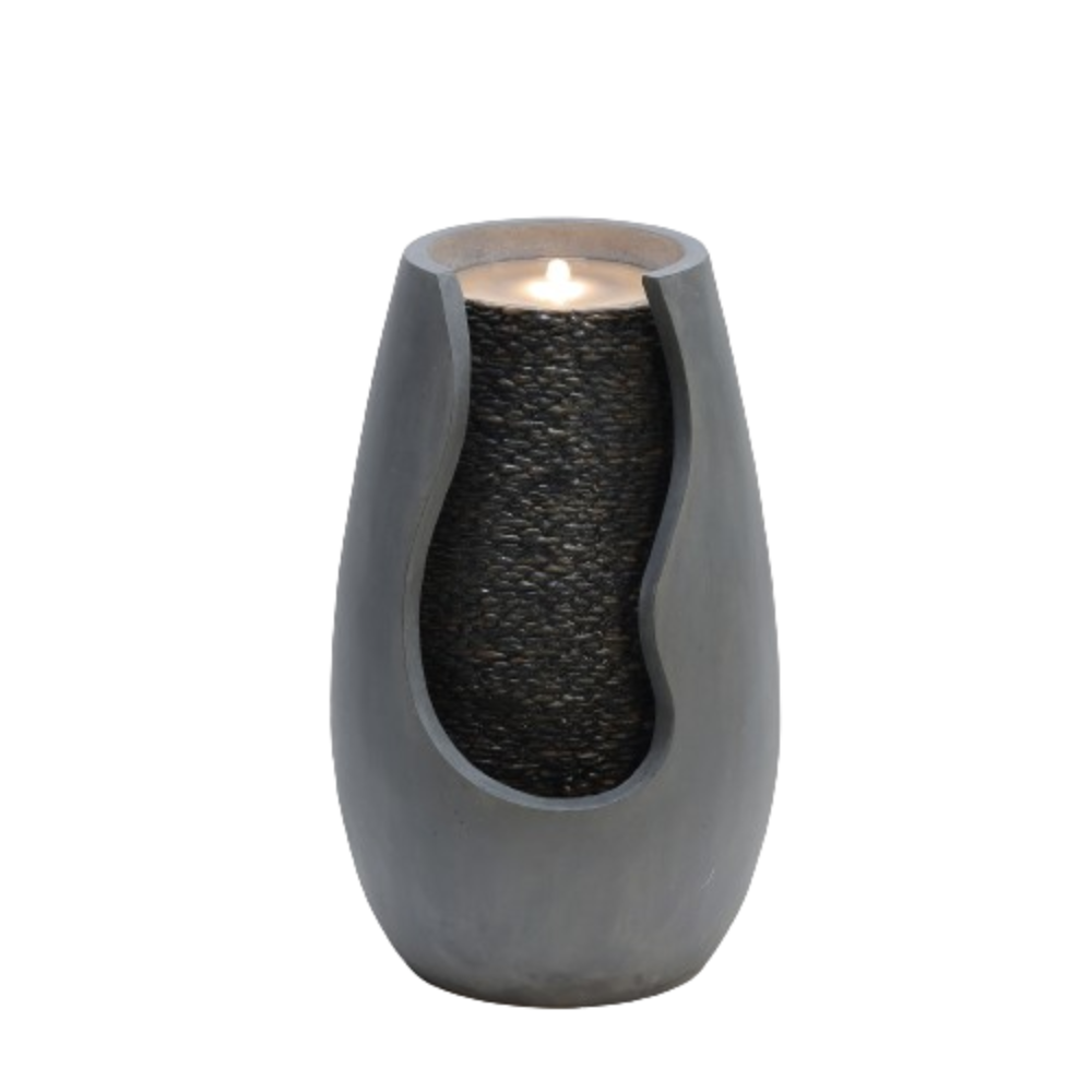Pot Garden Water Fountain With LED Light