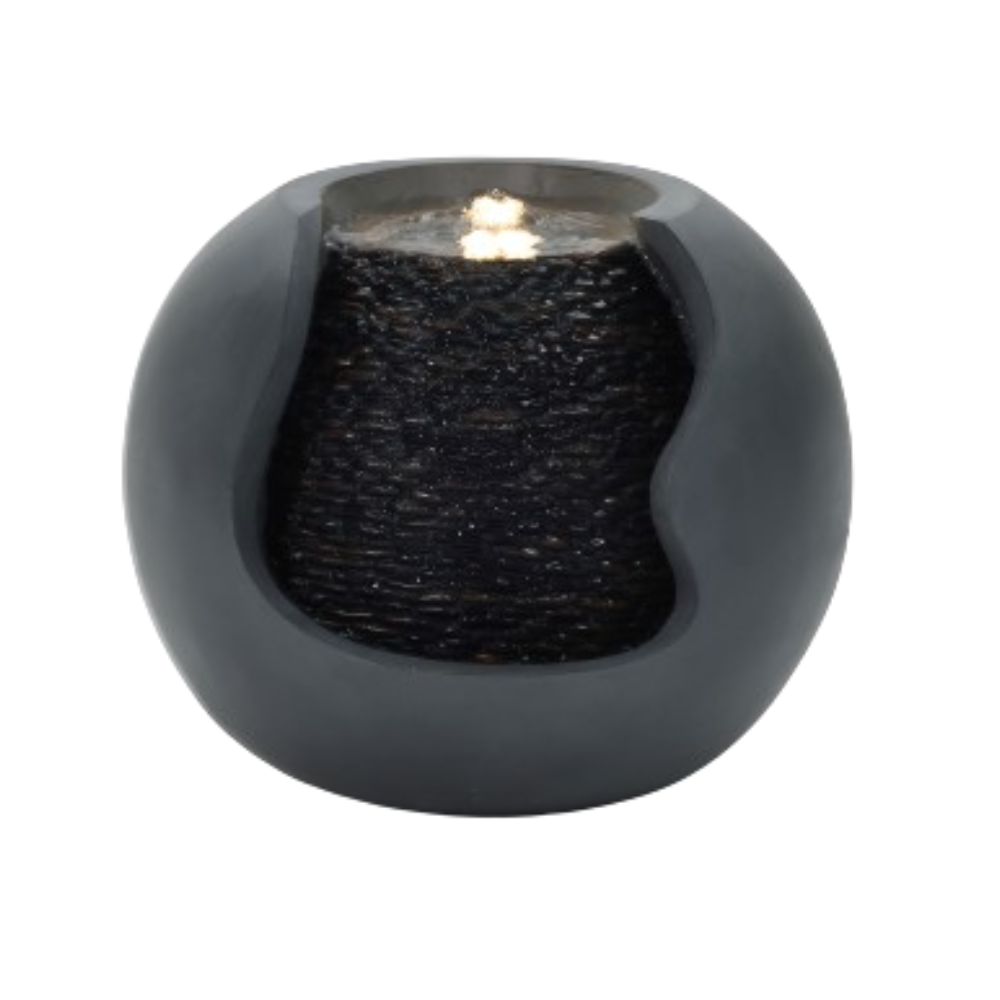 Ball Garden Water Fountain With LED Light