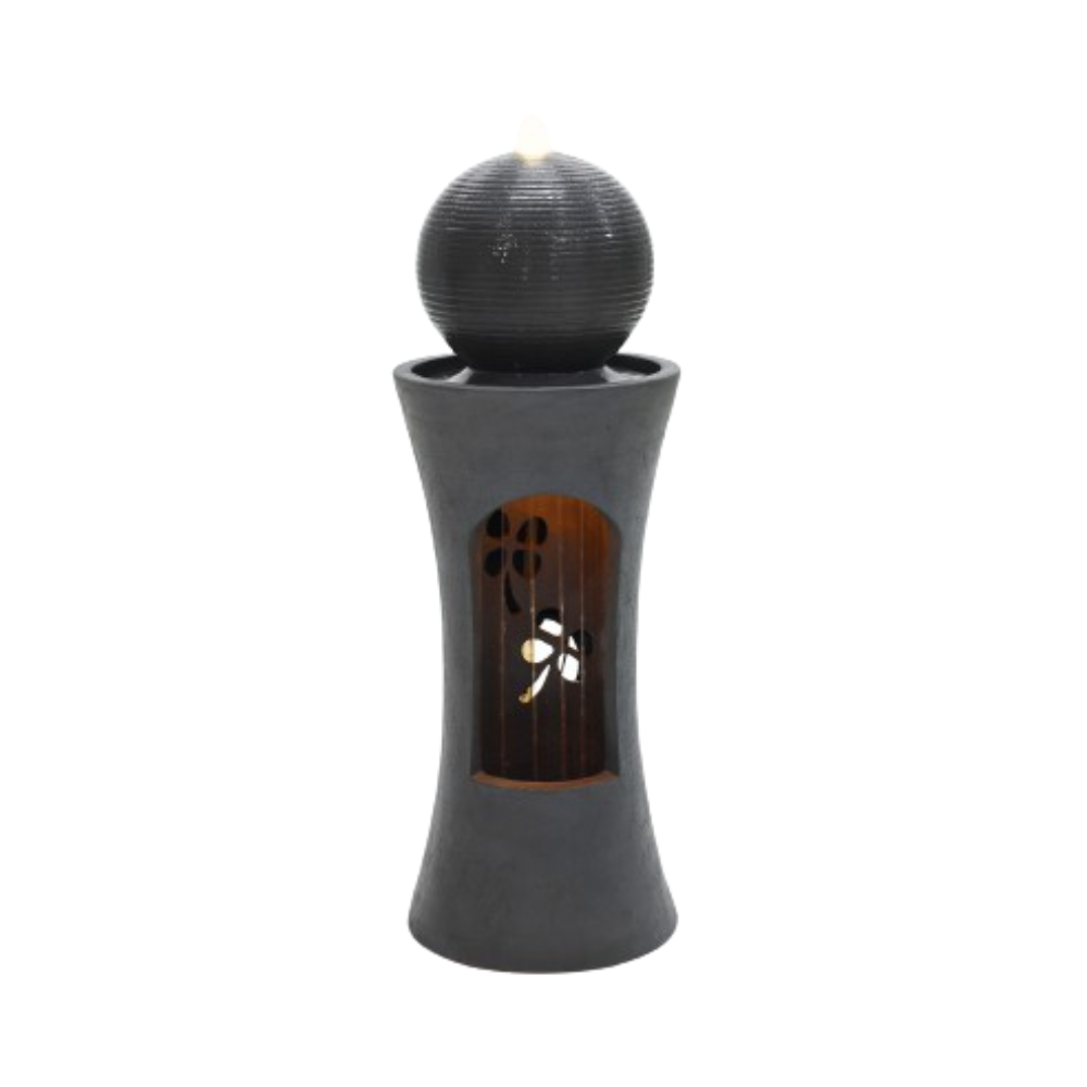 Ball Garden Water Fountain With LED Light