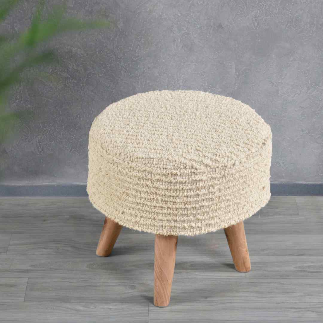 Wilcox-II Stool - Ivory