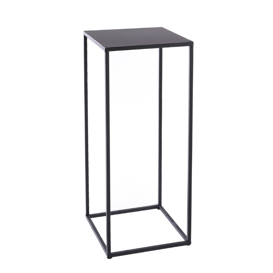 Quinty Square (L) Side Table - Black
